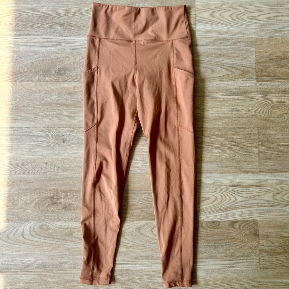 American Eagle Everything Pocket Leggings - Terracotta Neutral, Full Length
